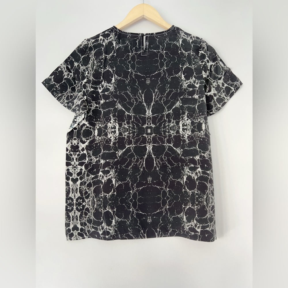 MARBLE SILK T-SHIRT (LONG WEEKEND SALE) - Picture 4 of 7